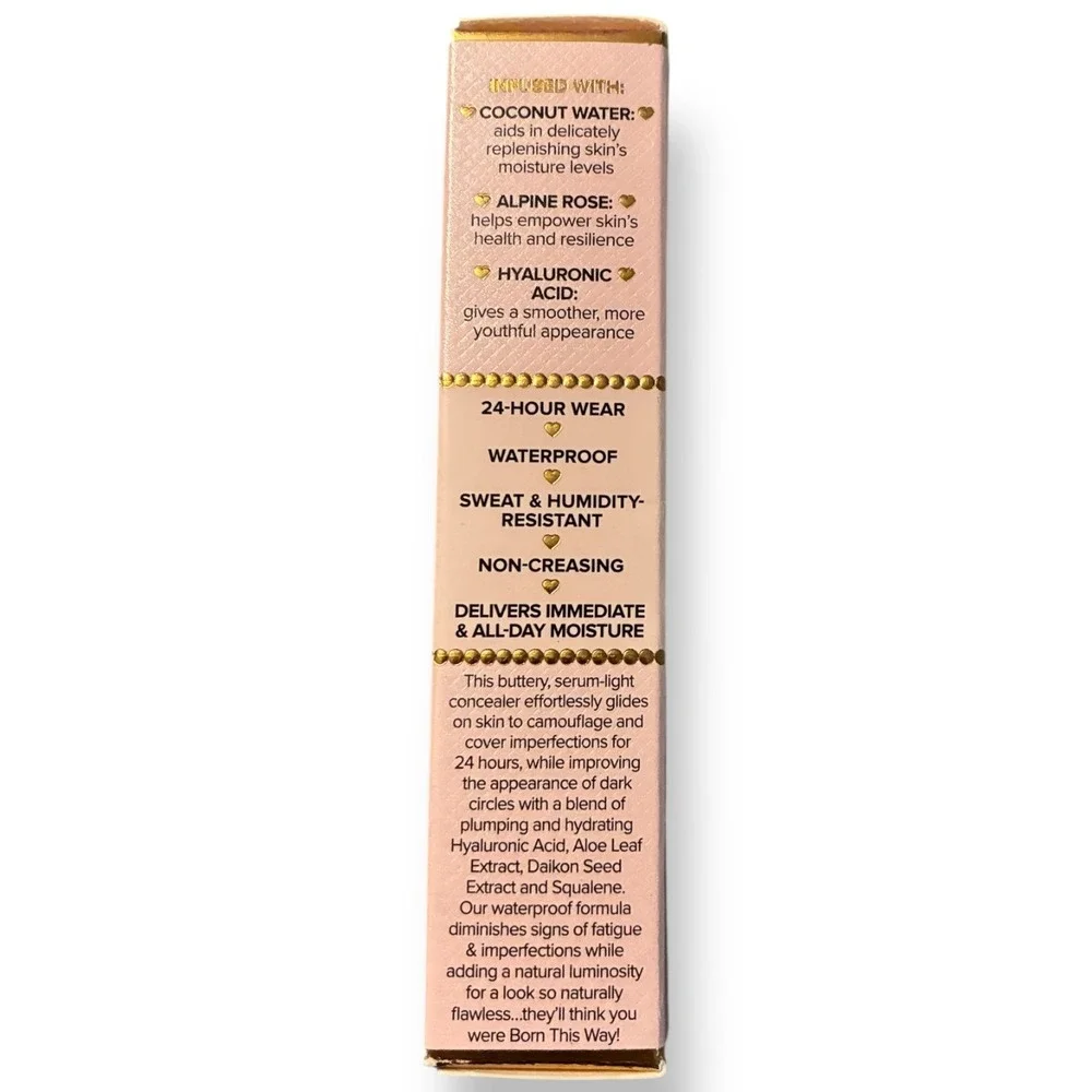 Too Faced Born This Way Ethereal Light Concealer Biscotti Full Size New 0.16oz